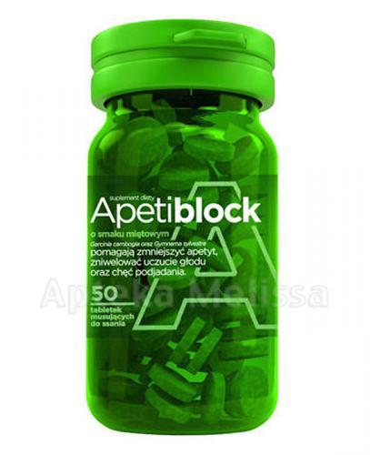 APETIBLOCK Smak miętowy - 50 tabl. - Apteka internetowa Melissa