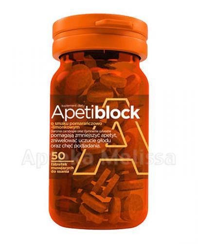 APETIBLOCK Smak pomarańczowo-limonkowy - 50 tabl. - Apteka internetowa Melissa