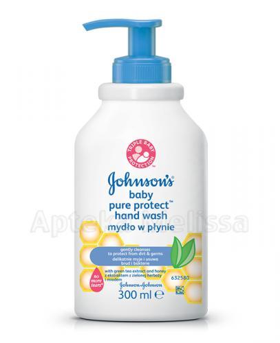 JOHNSON`S BABY PURE PROTECT Mydło w płynie - 300 ml (JOHNSONS) - Apteka internetowa Melissa