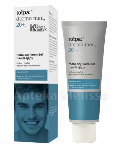 TOŁPA DERMO MEN 20+ Matujący krem-żel nawilżający - 40 ml