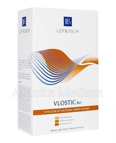  VLOSTIC LIGHT Płyn odżywczy do włosów i skóry głowy na dzień - 100 ml +  VLOSTIC VITALIZER PRO Płyn do włosów i skóry głowy - 50 ml - Apteka internetowa Melissa  