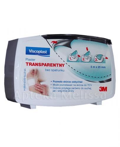 VISCOPLAST Plaster transparentny bez opatrunku 5m x 2.5mm - 1 szt. - Apteka internetowa Melissa