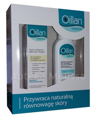  OILLAN BALANCE Multi-lipidowy krem do twarzy - 40 ml + OILLAN BALANCE Dermatologiczny żel micelarny do mycia twarzy - 150 ml - Apteka internetowa Melissa  