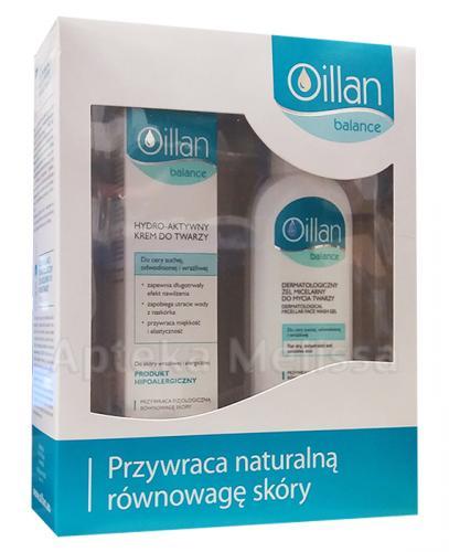 OILLAN BALANCE Hydro-aktywny krem do twarzy - 50 ml + OILLAN BALANCE Dermatologiczny żel micelarny do mycia twarzy - 150 ml - Apteka internetowa Melissa