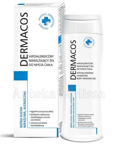 DERMACOS Hipoalergiczny nawilżający żel do mycia ciała - 250 ml - Apteka internetowa Melissa
