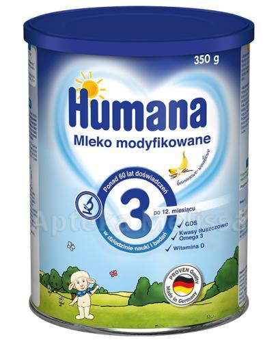 HUMANA 3 Mleko modyfikowane w proszku następne bananowo-waniliowe - 350 g - Apteka internetowa Melissa