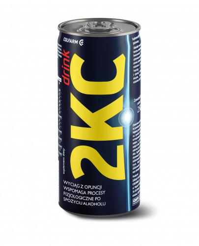  2KC Drink - 250 ml. Większa wytrzymałość organizmu i lepsza koncentracja. - Apteka internetowa Melissa  