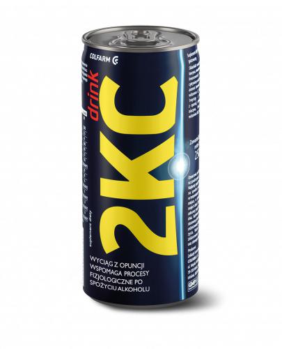 2KC Drink - 250 ml. Większa wytrzymałość organizmu i lepsza koncentracja. - Drogeria Melissa