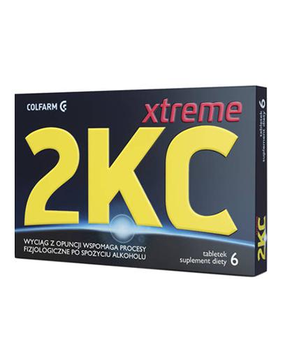  2KC Xtreme - 6 tabl. Sposób na kaca. - Apteka internetowa Melissa  