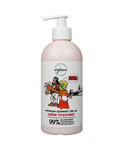  4Organic naturalny szampon i żel 2w1 leśne poziomki, 350 ml, cena, opinie, wskazania - Apteka internetowa Melissa  