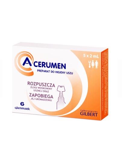A-CERUMEN preparat do higieny uszu - 5 x 2 ml - Apteka internetowa Melissa