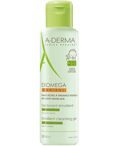 A-derma Exomega Control Skóra sucha skłonna do atopii Żel emolient do mycia 2 w 1 przeciw drapaniu od 1. dnia życia - Ciało & włosy - 500 ml - cena, opinie, wskazania - Apteka internetowa Melissa