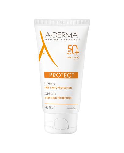  A-derma Protect Krem bezzapachowy SPF50+ - 40 ml Krem do opalania - cena, opinie, właściwości  - Apteka internetowa Melissa  