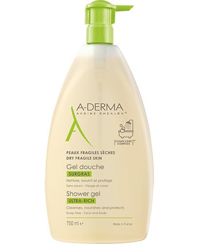 A-DERMA SURGRAS Żel pod prysznic - 750 ml - Apteka internetowa Melissa