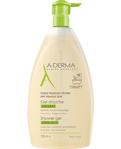  A-DERMA SURGRAS Żel pod prysznic - 750 ml - Apteka internetowa Melissa  