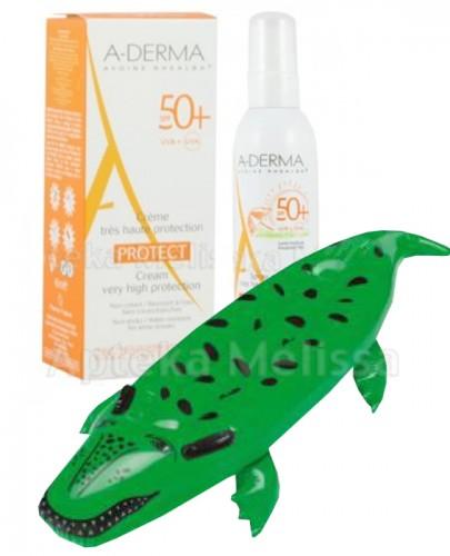 A-DERMA PROTECT KIDS Spray dla dzieci SPF50+ - 200ml + A-DERMA PROTECT Krem SPF50+ - 40 ml + Krokodyl dmuchany GRATIS ! - Apteka internetowa Melissa