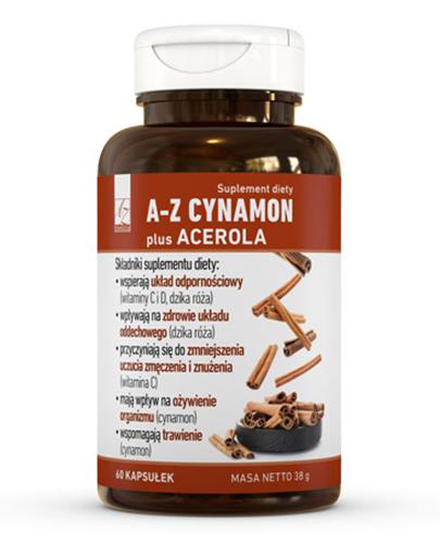  A-Z Cynamon plus Acerola, 60 kaps., cena, opinie, wskazania  - Apteka internetowa Melissa  