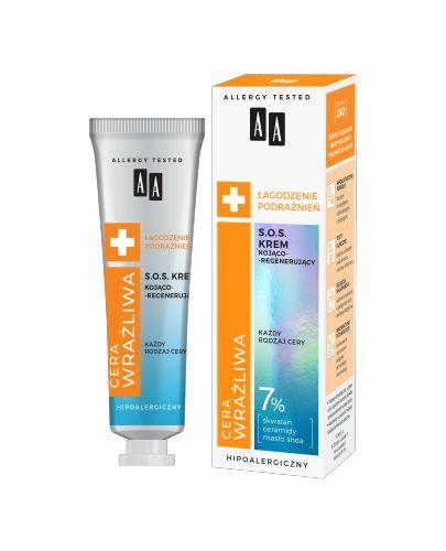 AA CERA WRAŻLIWA S.O.S. krem kojąco-regenerujący, 50 ml - Apteka internetowa Melissa