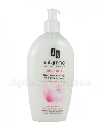 AA INTYMNA DELICATE Kremowa emulsja do higieny intymnej - 300 ml - Apteka internetowa Melissa