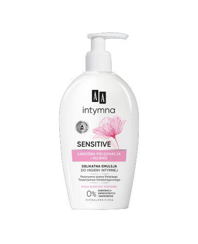 AA INTYMNA SENSITIVE Emulsja do higieny intymnej z dozownikiem - 300 ml - Apteka internetowa Melissa