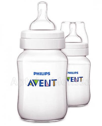  AVENT CLASSIC + Butelka antykolkowa dla niemowląt 563/27 - 2 x 260 ml - Apteka internetowa Melissa  