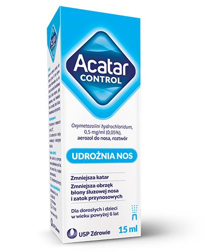  ACATAR Control 0,5mg/ml Aerozol do nosa, 15 ml - Apteka internetowa Melissa  