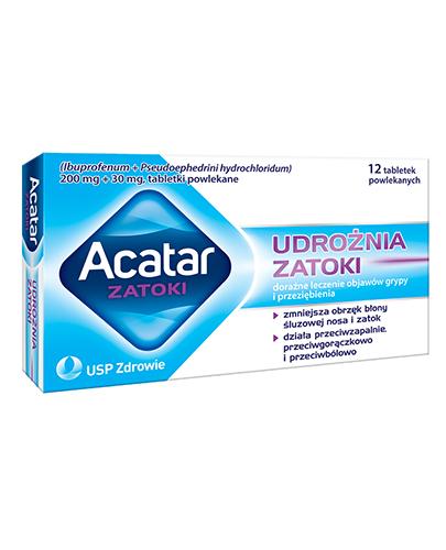 ACATAR Zatoki - 12 tabl. - Apteka internetowa Melissa