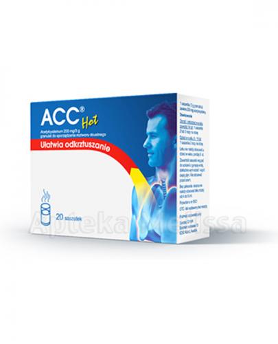 ACC HOT 200 mg - 20 sasz. - Apteka internetowa Melissa