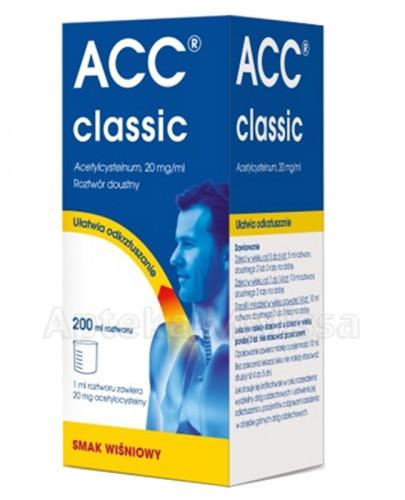 ACC CLASSIC Roztwór doustny smak wiśniowy - 200 ml Data ważności: 2018.06.30 - Apteka internetowa Melissa