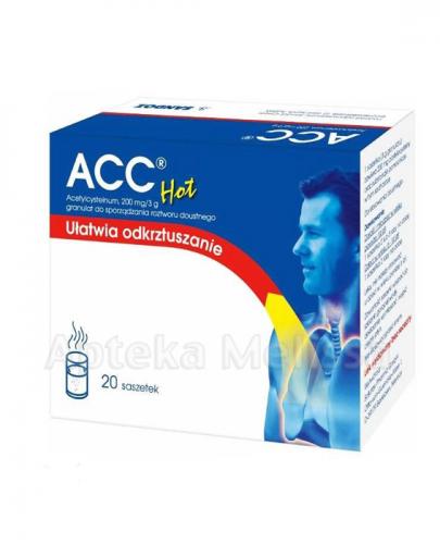ACC HOT 200 mg - 20 sasz. - Apteka internetowa Melissa