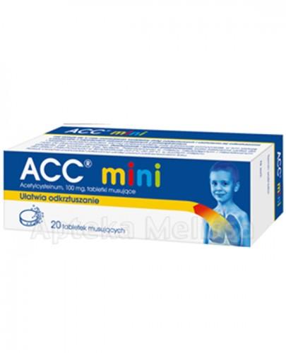  ACC MINI 100 mg - 20 tabl. mus. - Apteka internetowa Melissa  