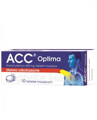  ACC Optima 600 mg, 10 tabletek musujących - Apteka internetowa Melissa  