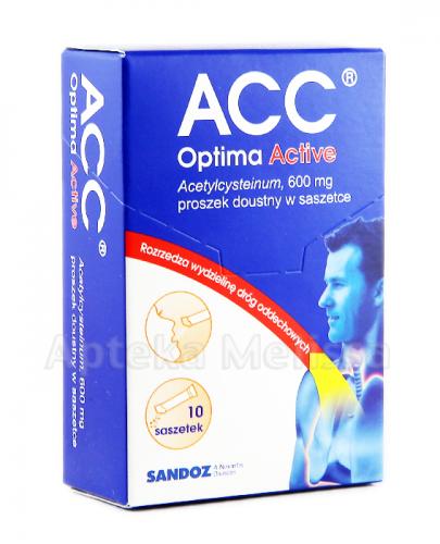 ACC OPTIMA ACTIVE,10 sasz. na uporczywy kaszel