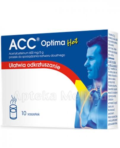  ACC OPTIMA HOT 600 mg - 10 sasz. - Apteka internetowa Melissa  