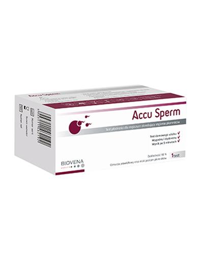 ACCU SPERM Test płodności dla mężczyzn określający stężenie plemników - 1 szt. - Drogeria Melissa