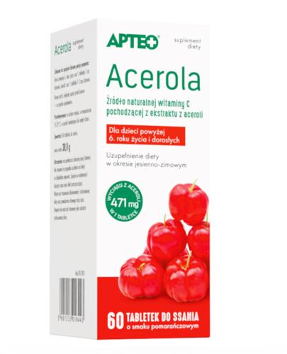  Acerola, 60 tabletek do ssania  - Apteka internetowa Melissa  