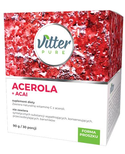  Acerola + Acai VITTER PURE - 90 g - Apteka internetowa Melissa  