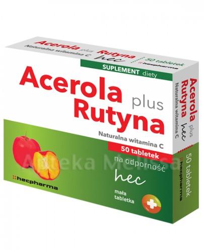 ACEROLA PLUS RUTYNA hec - 50 tabl. - Apteka internetowa Melissa