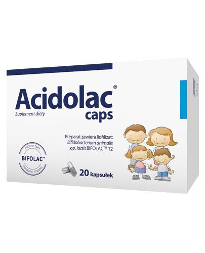  ACIDOLAC  caps - 20 kaps. Na uzupełnienie flory bakteryjnej jelit - cena, opinie, dawkowanie - Apteka internetowa Melissa  