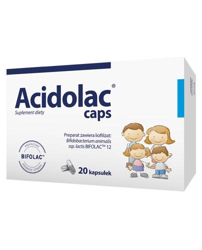 ACIDOLAC caps - 20 kaps. Na uzupełnienie flory bakteryjnej jelit - cena, opinie, dawkowanie - Apteka internetowa Melissa