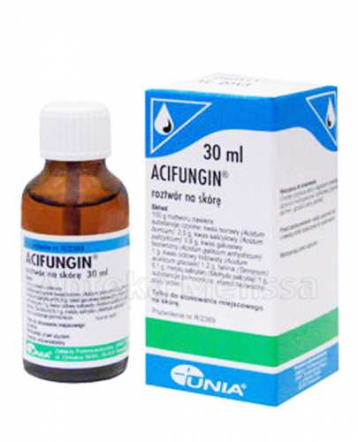 ACIFUNGIN MITTE Płyn do stosowania na skórę - 30 ml - Apteka internetowa Melissa