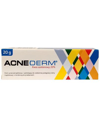 Acne-Derm, krem przeciwtrądzikowy i wybielający, 20 g