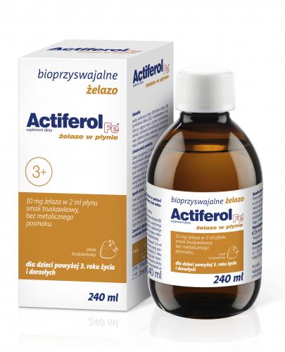  ACTIFEROL FE 10 mg smak truskawkowy - 240 ml - Apteka internetowa Melissa  