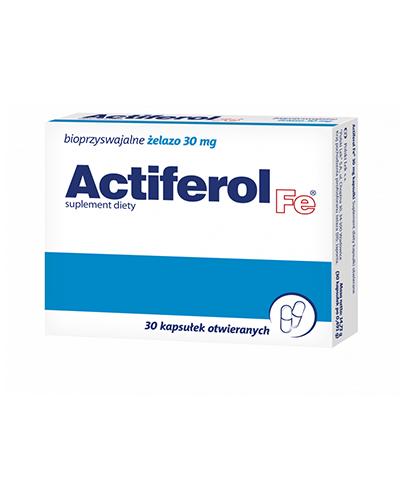 
                                                                          ACTIFEROL FE 30 mg - 30 kaps. - Drogeria Melissa                                              