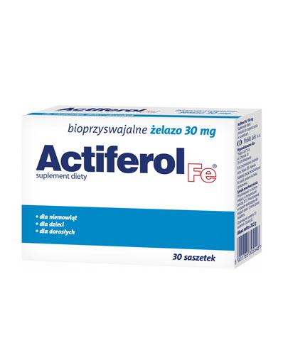 Actiferol Fe, 30 mg, proszek do rozpuszczenia w saszetkach, 30 sztuk