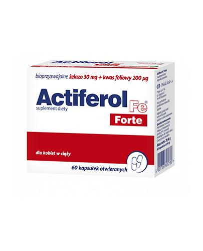 ACTIFEROL FE FORTE - 60 kaps. - cena, dawkowanie, opinie - Apteka internetowa Melissa