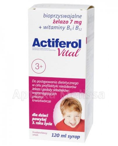 ACTIFEROL VITAL Syrop od 3 roku życia - 120 ml - Apteka internetowa Melissa