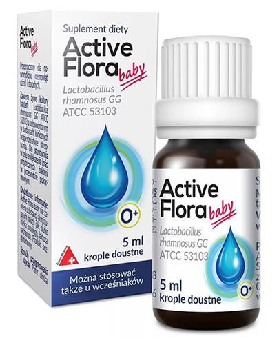  Active Flora Baby+ Krople, 5 ml, cena, opinie, właściwości - Apteka internetowa Melissa  