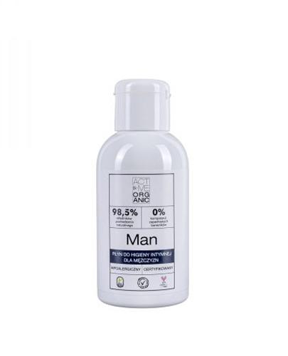  ACTIVE ORGANIC MAN Płyn do higieny intymnej dla mężczyzn - 100 ml - cena, opinie, właściwości  - Apteka internetowa Melissa  
