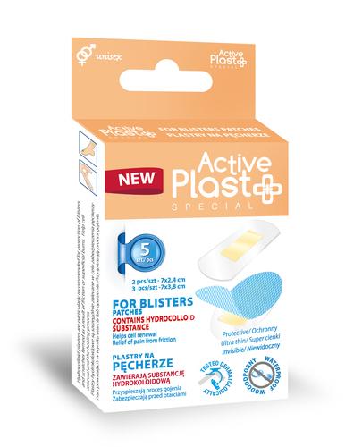  Active Plast PLASTRY NA PĘCHERZE hydrokoloidowe, 5 sztuk - Apteka internetowa Melissa  